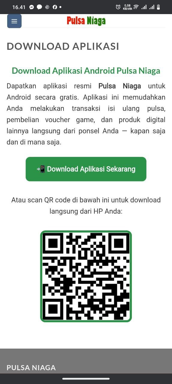 Aplikasi Pulsa Niaga